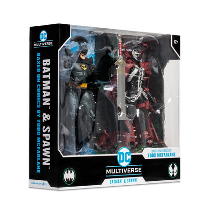 Based on comics by Todd McFarlane DC Multiverse Batman & Spawn