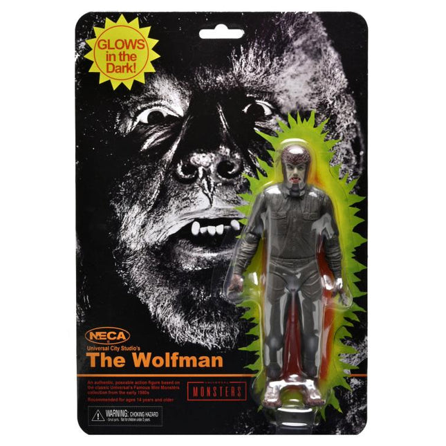 Universal Monsters Retro Glow-In-The-Dark The Wolfman