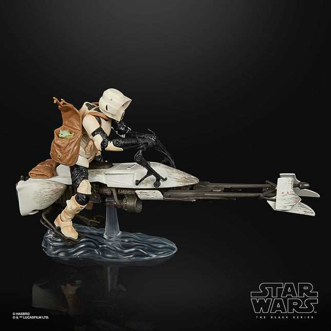 Star Wars Black Series Speeder Bike Scout Trooper & The Child