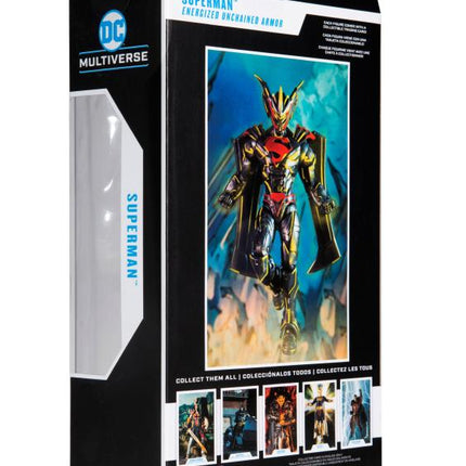 DC Multiverse Superman Energized Unchained Armor Gold Label