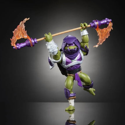 Turtles of Grayskull Masters of the Universe Origins Donatello (Snake)