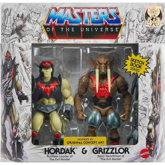 Sketchbook Series Masters of the Universe Origins Hordak & Grizzlor