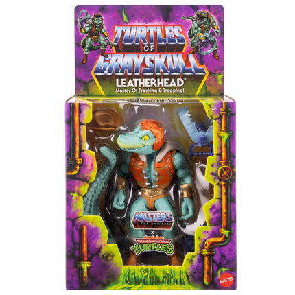 Turtles of Grayskull Masters of the Universe Origins Leatherhead