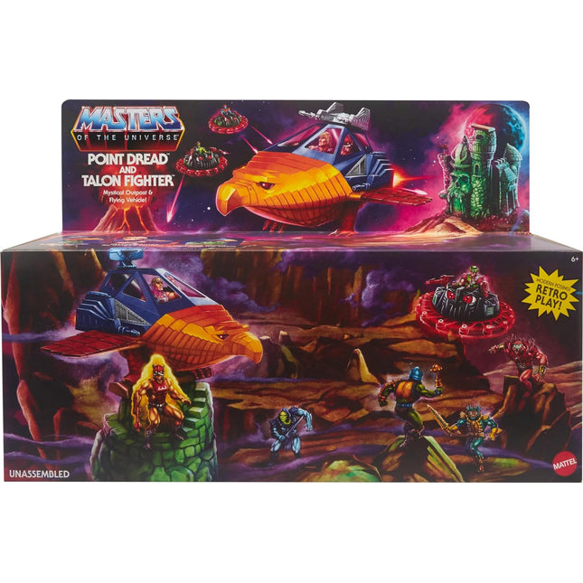 Masters of the Universe Origins Point Dread and Talon Fighter