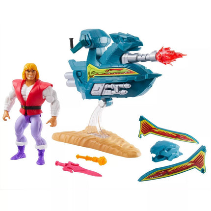Masters of the Universe Origins Prince Adam & Sky Sled