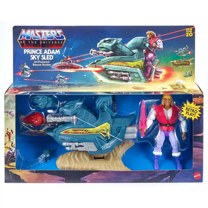 Masters of the Universe Origins Prince Adam & Sky Sled