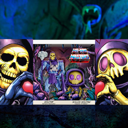 Masters of the Universe Origins Skeletor x VeeFriends Skilled Skeleton 2-Pack